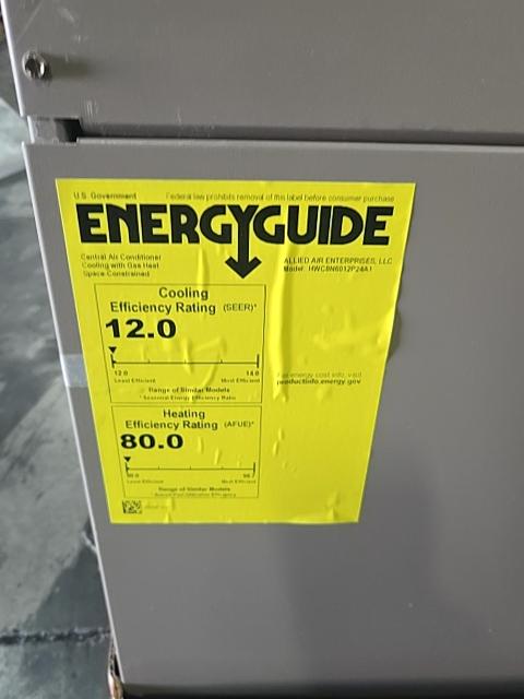 2 Ton Magic Pak Gas/Electric Packaged Unit, 12 SEER, 208-230/60/1, R410A