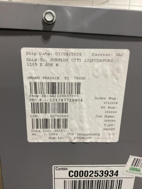 3 Ton 1-Stg Convertible ECM Multi Spd Dual Fuel HP Packaged Unit, 78.5% 14.5 SEER 208-230/60/1 R410A