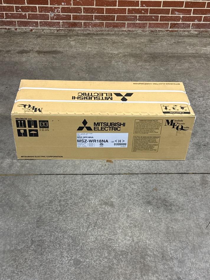 18,000 BTU Single-Zone Indoor Inverter Heat Pump Mini Split Unit, 16 SEER 208-230/60/1 R-410A