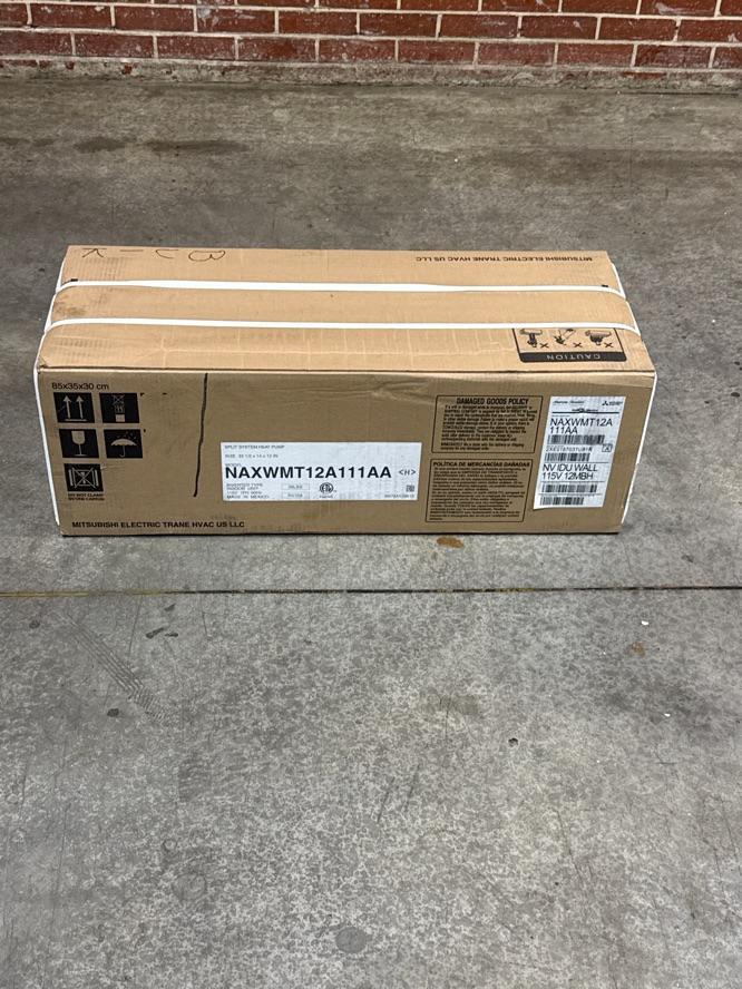 12,000 BTU Single-Zone Indoor Inverter Heat Pump Mini Split Unit, 17 SEER 115/60/1 R-410A