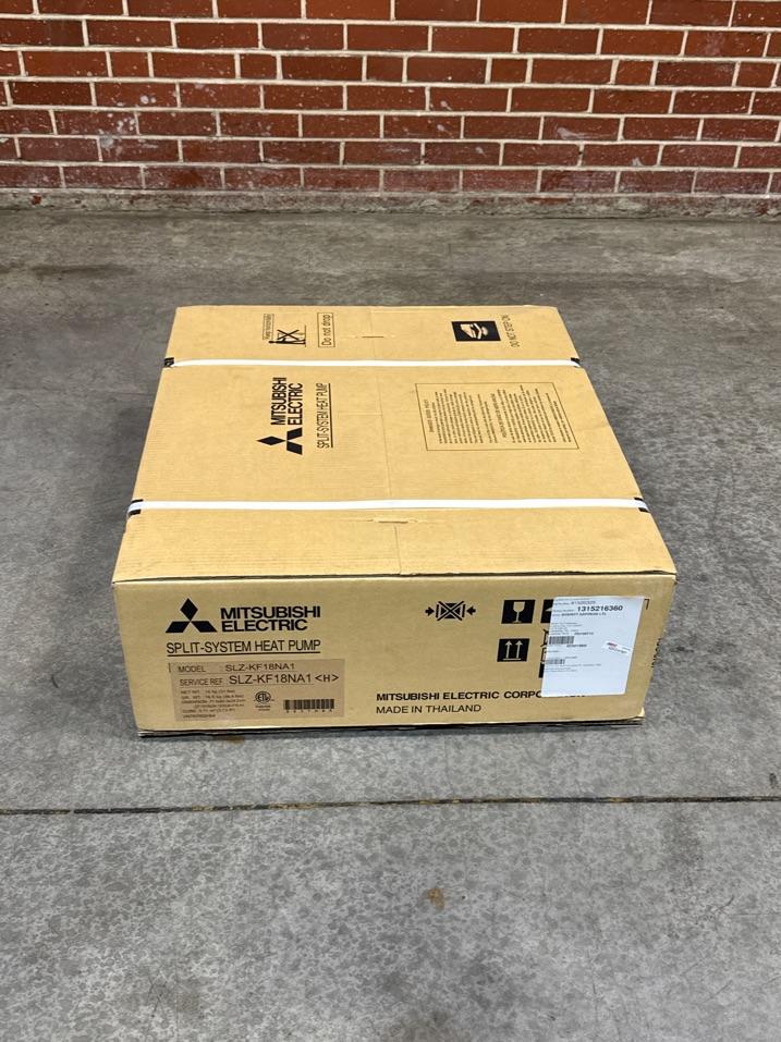 18,000 BTU Single-Zone Indoor Inverter Heat Pump Mini Split Unit, 19 SEER 208-230/60/1 R-410A