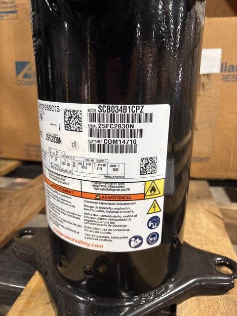 2.5 Ton AC Scroll Compressor 208/230/60/1 R410A