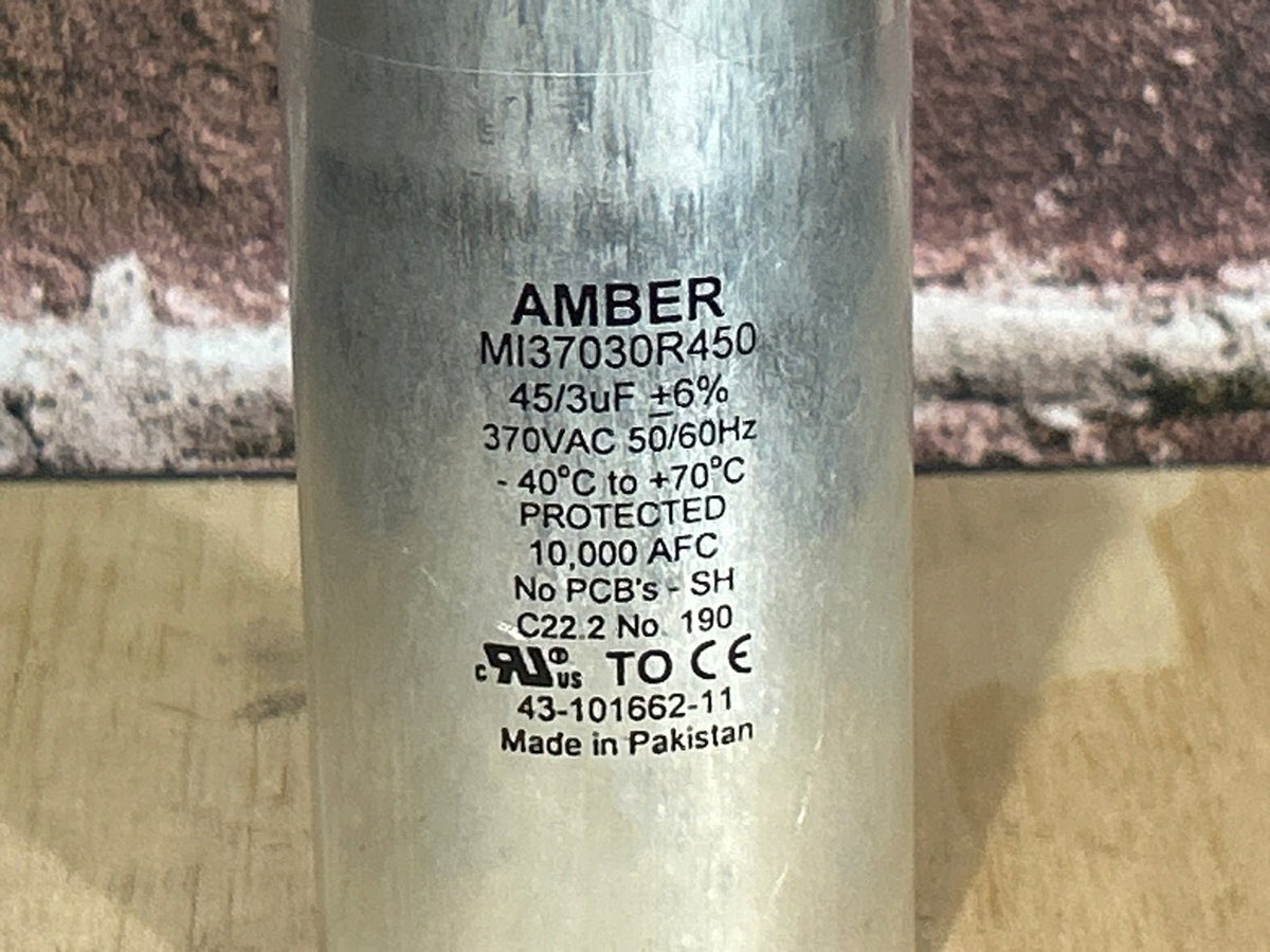 370 Vac, 45+3MFD 50/60 Hz, Round Capacitor