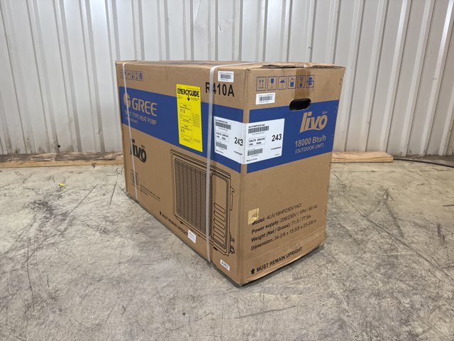 18,000 BTU Single-Zone Outdoor Inverter Heat Pump Mini Split Unit, 17.5 SEER2 208-230/60/1 R-410A