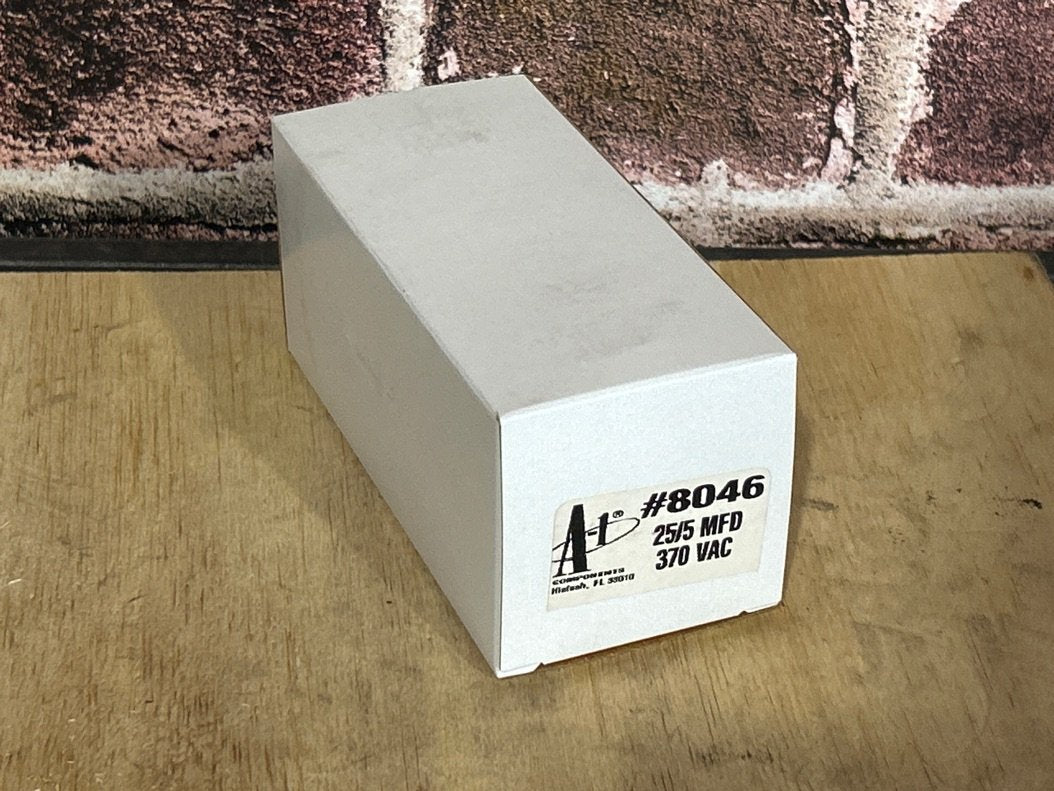 370 Vac, 25+5MFD 50/60 Hz, Round Capacitor