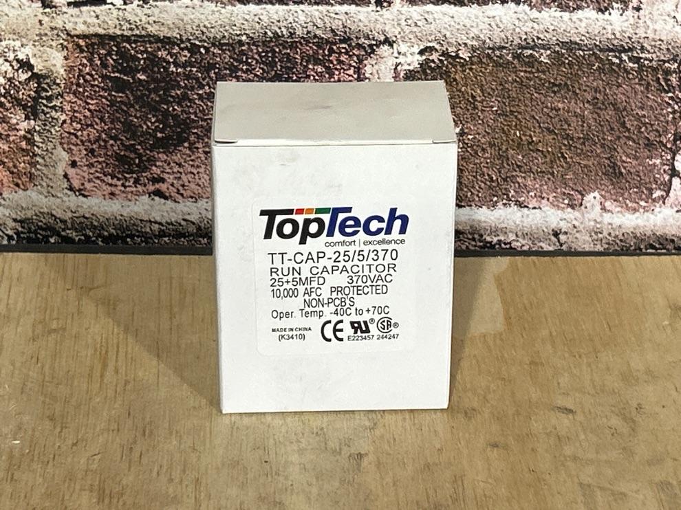 370 Vac, 25+5MFD 50/60 Hz, Oval Capacitor