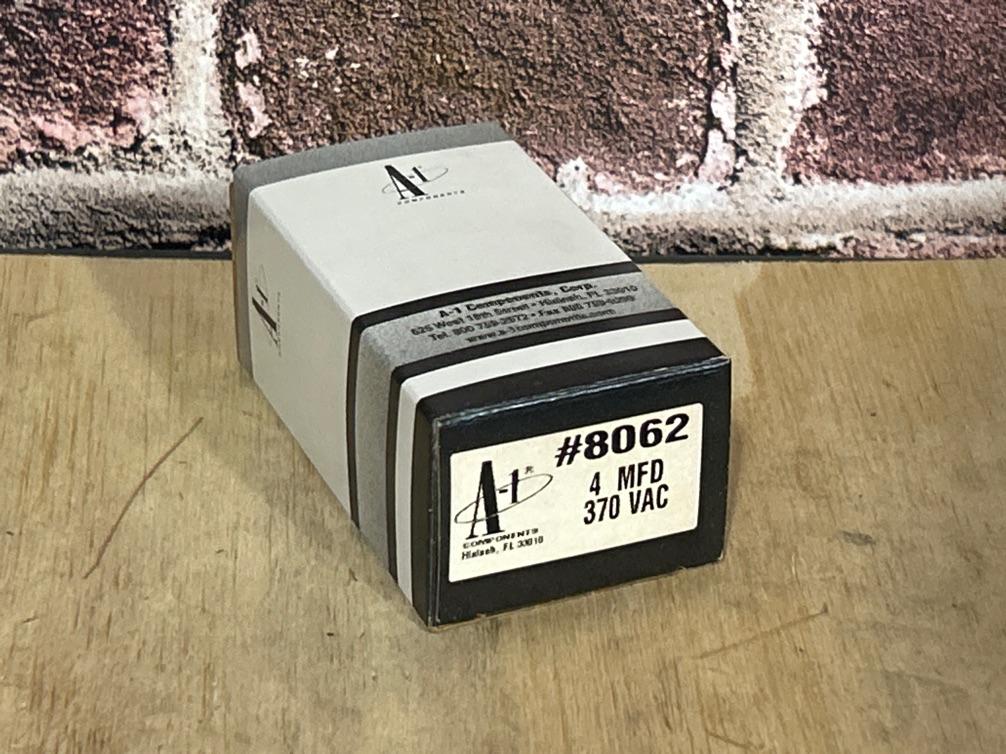 370 Vac, 4MFD 50/60 Hz, Oval Capacitor