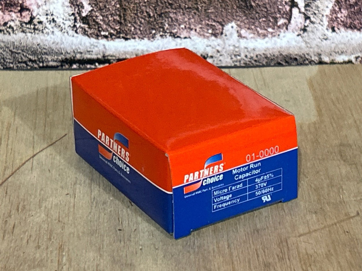 370 Vac, 4MFD 50/60 Hz, Oval Capacitor
