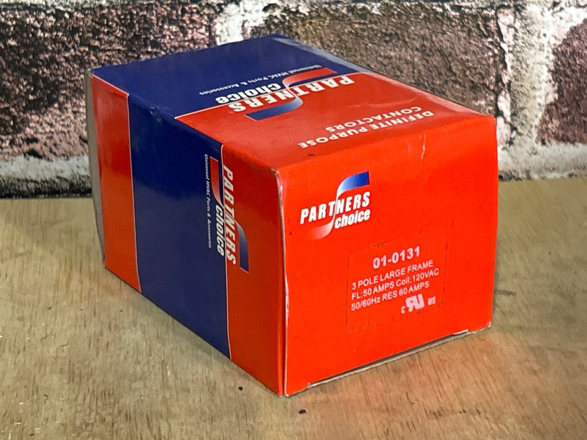 120 V, 50/60 Hz, 60 Amps 3 Pole Contactor