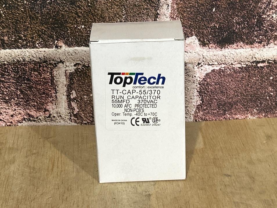 370 Vac, 55MFD 50/60 Hz, Oval Capacitor