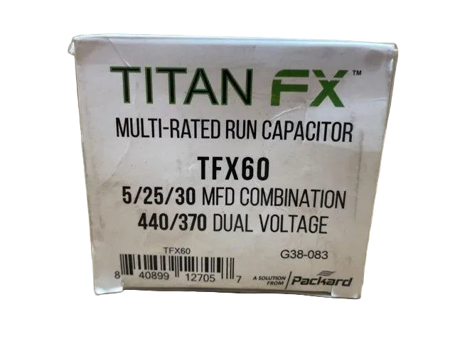 370/440 Vac, 60 MFD (5/25/30), 50/60 Hz, Multi-Rated Round Capacitor