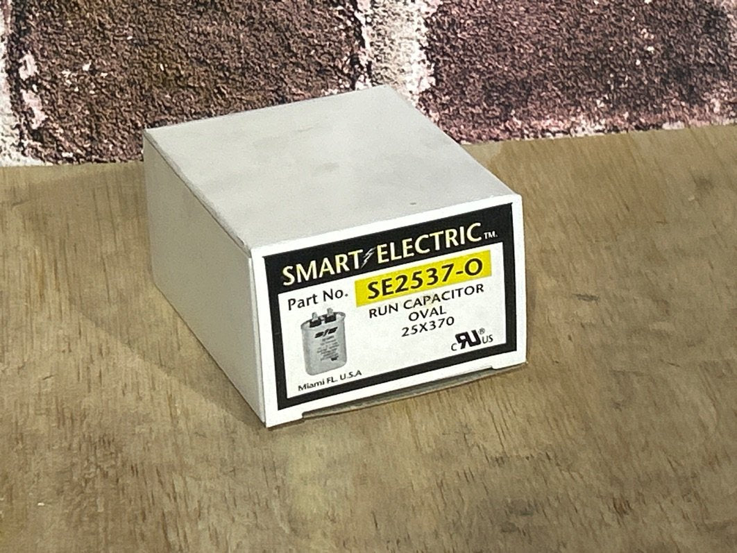 370 Vac, 25MFD 50/60 Hz, Oval Capacitor