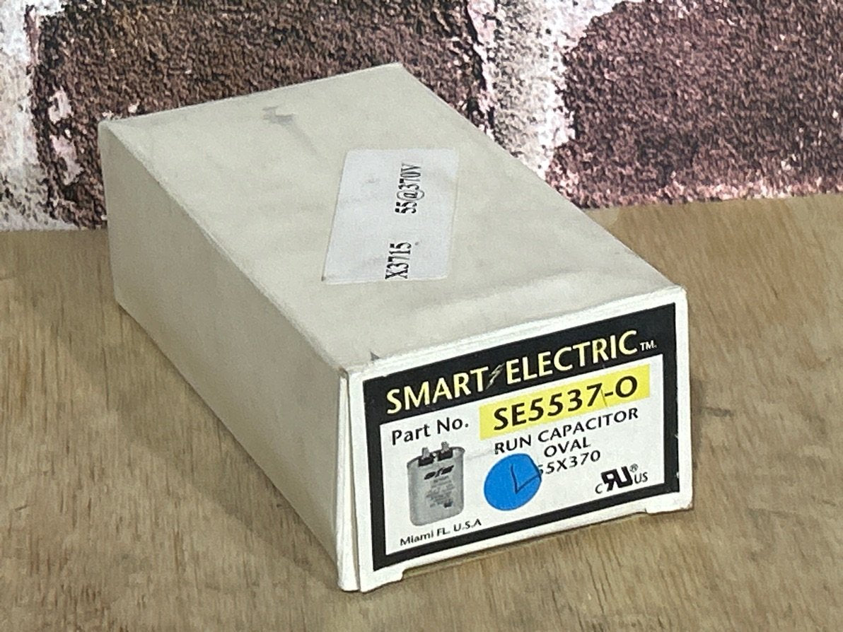 370 Vac, 55MFD 50/60 Hz, Oval Capacitor