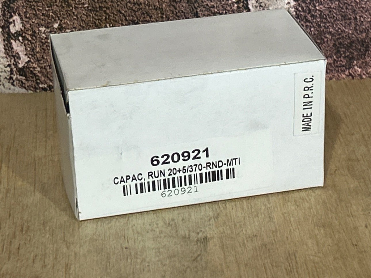 370 Vac, 20+5MFD 50/60 Hz, Round Capacitor