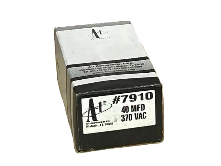 370 Vac, 40MFD 50/60 Hz, Round Capacitor