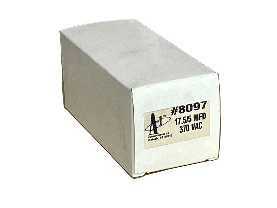 370 Vac, 17.5+5MFD 50/60 Hz, Round Capacitor