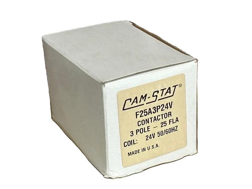 24 V, 50/60 Hz, 25 Amps 3 Pole Contactor