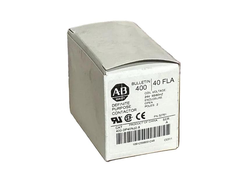 24 V, 50/60 Hz, 30 Amps 2 Pole Contactor
