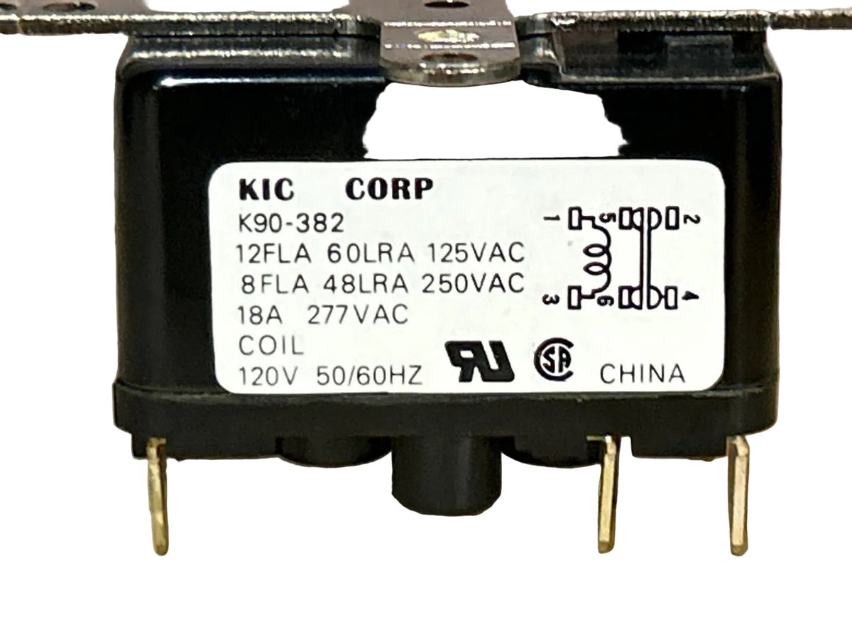 120 V, 50/60 Hz, 12 Amps, Relay
