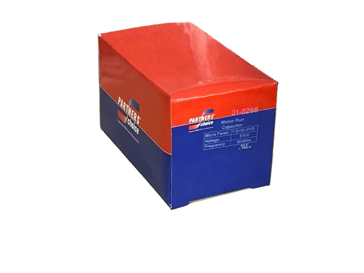 370 Vac, 35+7.5MFD 50/60 Hz, Round Capacitor