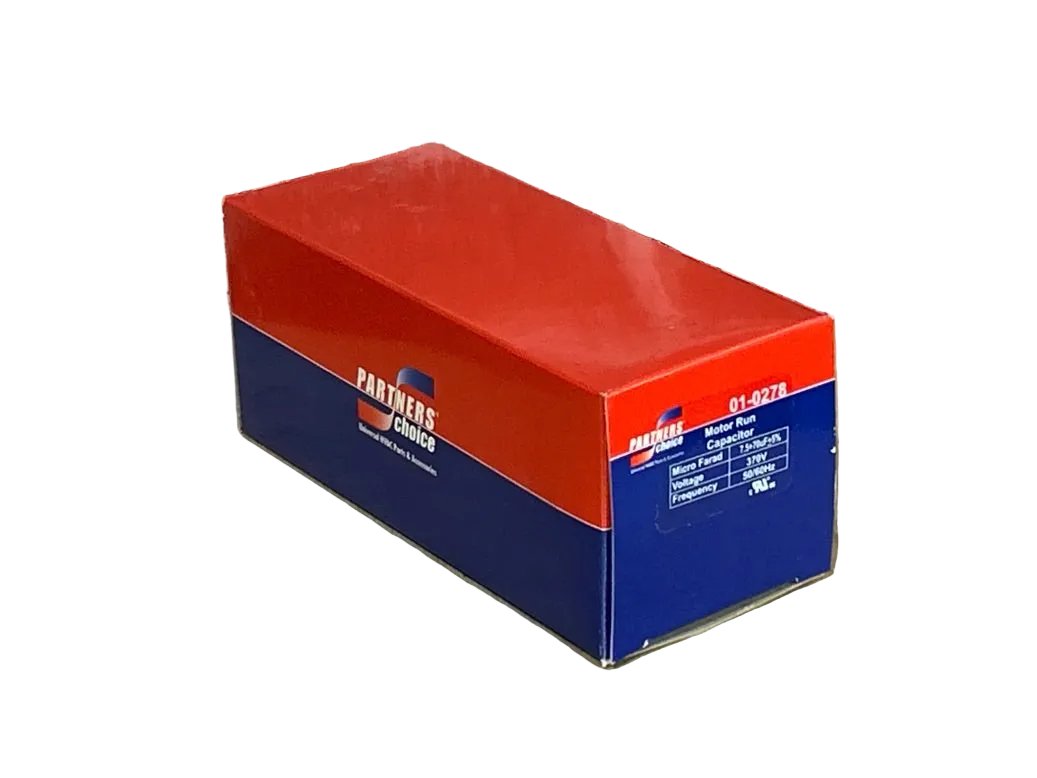 370 Vac, 70+7.5MFD 50/60 Hz, Round Capacitor