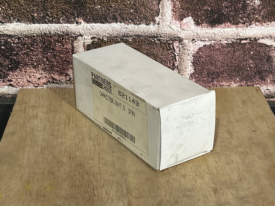 370 Vac, 20+7.5MFD 50/60 Hz, Round Capacitor