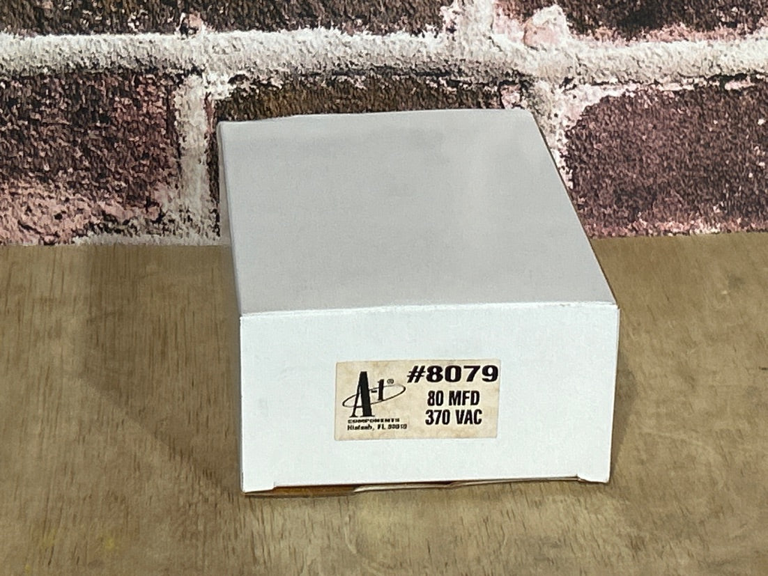 370 Vac, 80MFD 50/60 Hz, Oval Capacitor