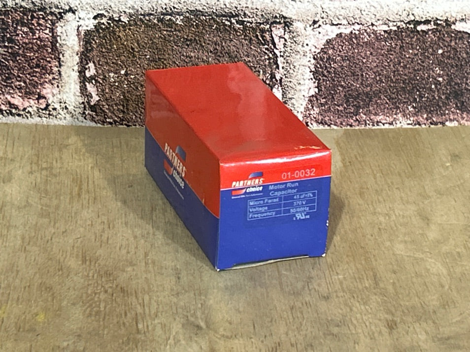 370 Vac, 45MFD 50/60 Hz, Round Capacitor