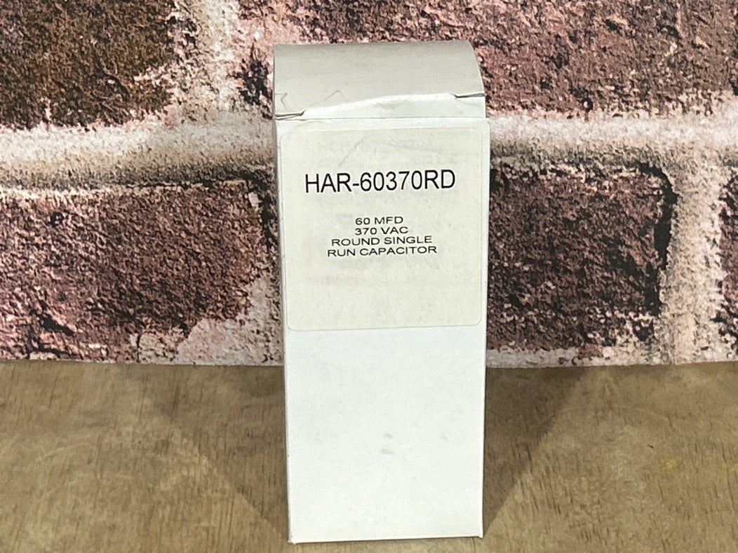 370 Vac, 60MFD 50/60 Hz, Round Capacitor
