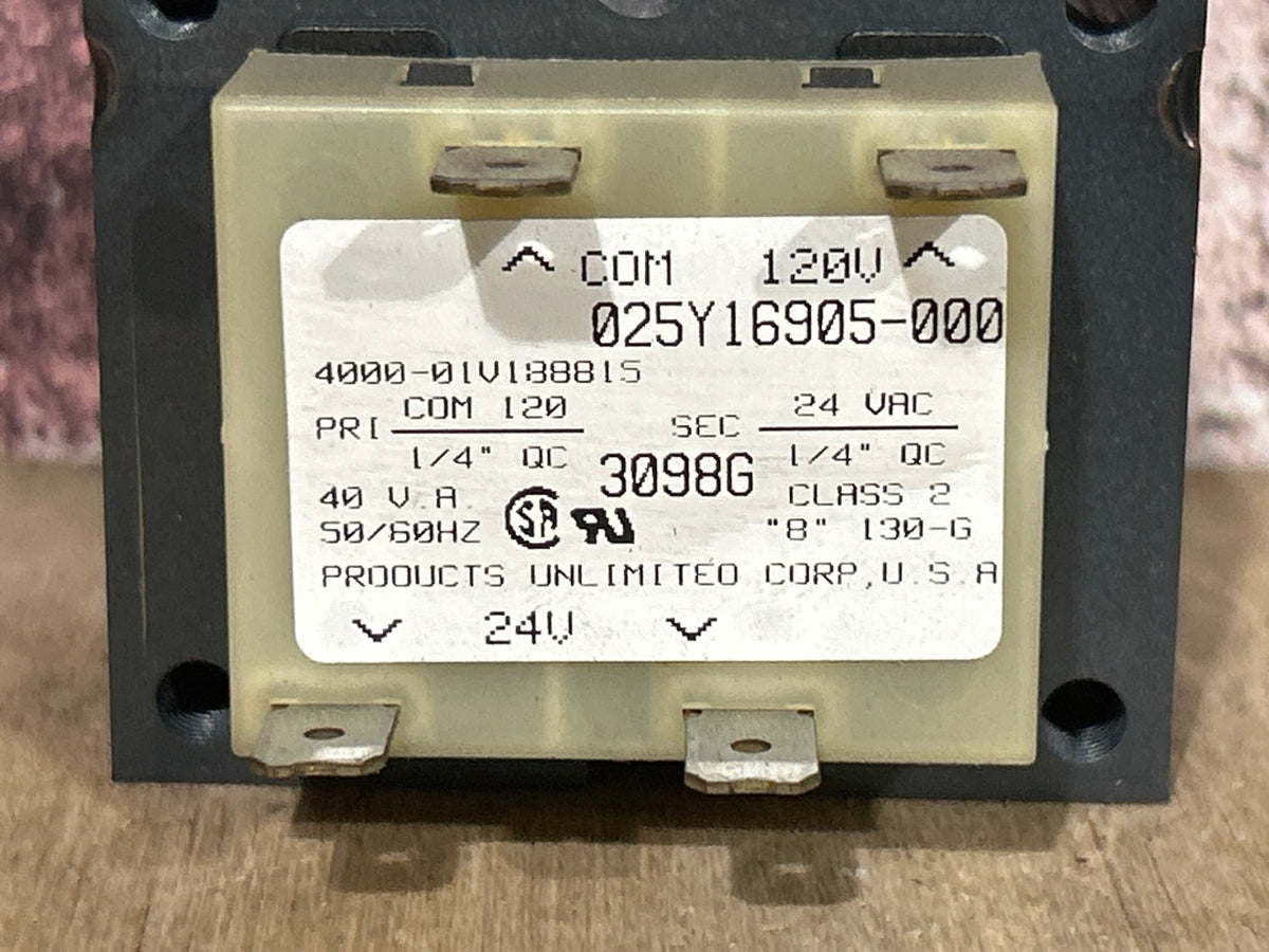 120/24 V, 50/60 Hz, 40VA Transformer