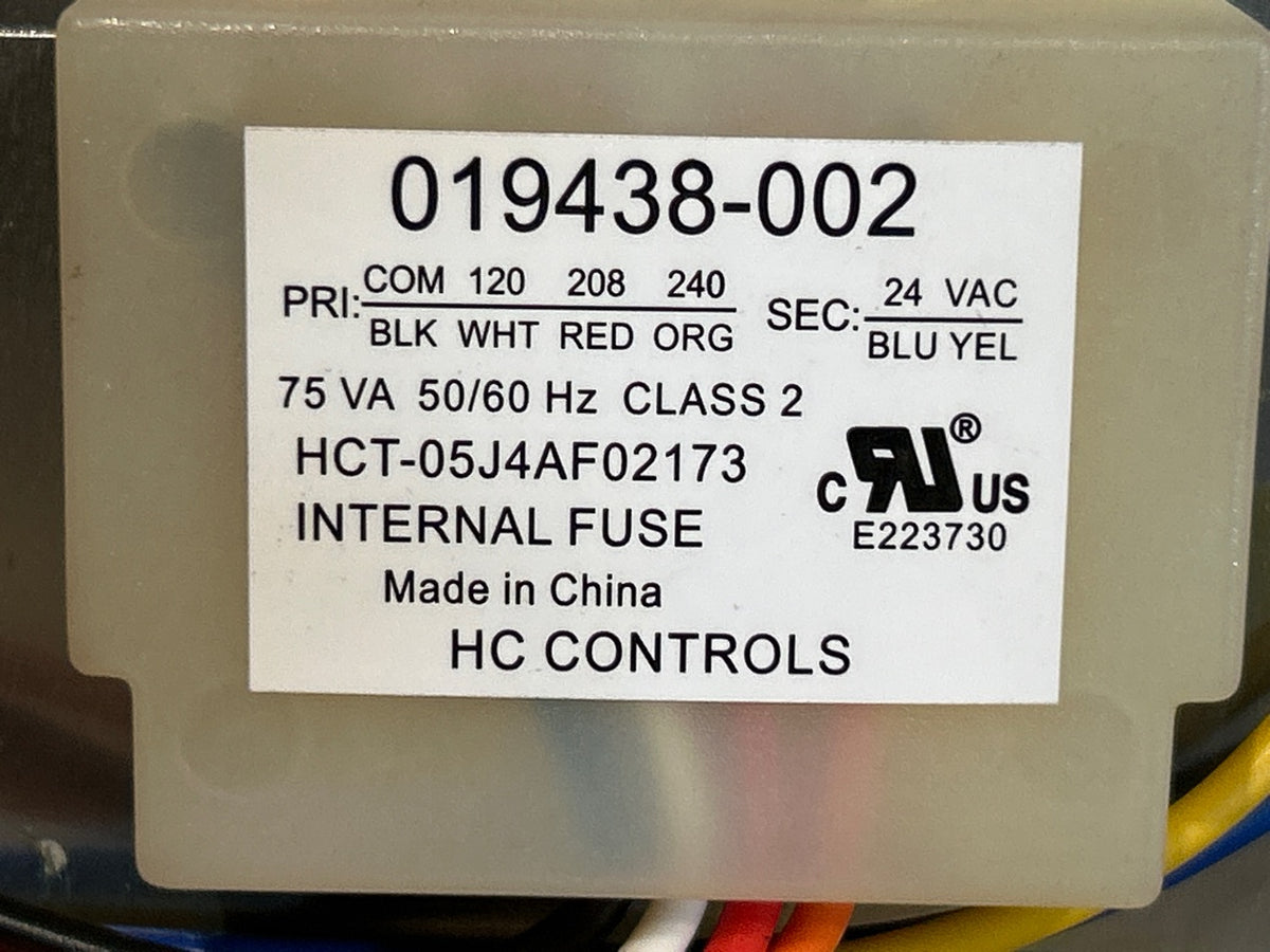 120/208/240/24 V, 60 Hz, 75VA Transformer