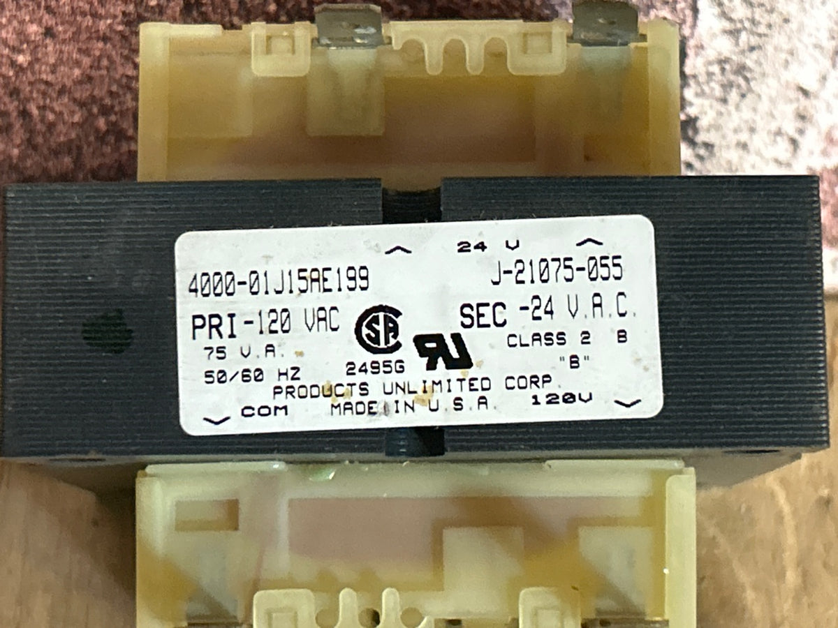 120/24 V, 50/60 Hz, 75VA Transformer