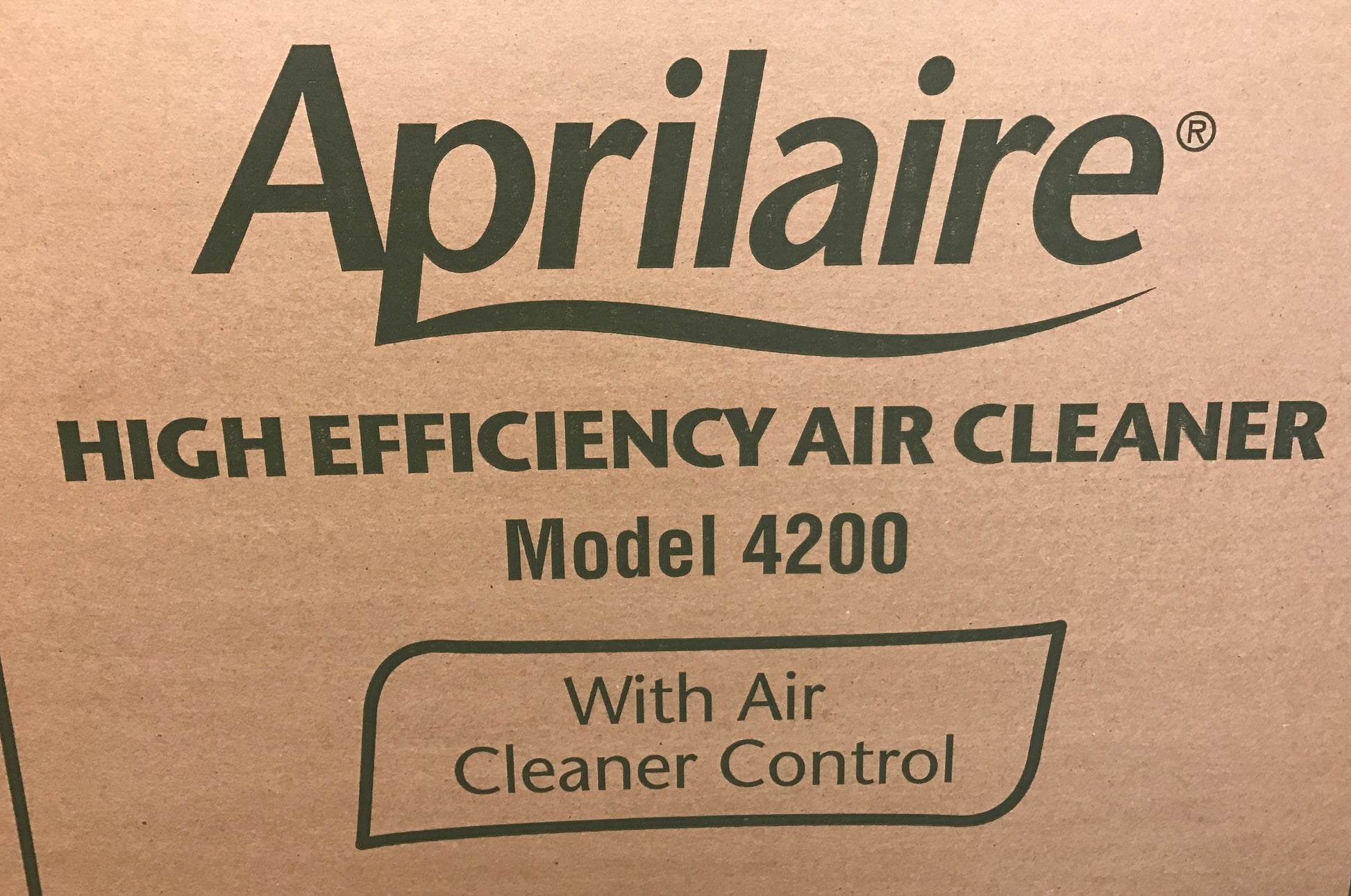 20" X 20" HIGH EFFICIENCY MEDIA AIR CLEANER/W AIR CLEANER CONTROL 24/60/1 CFM 800-2000