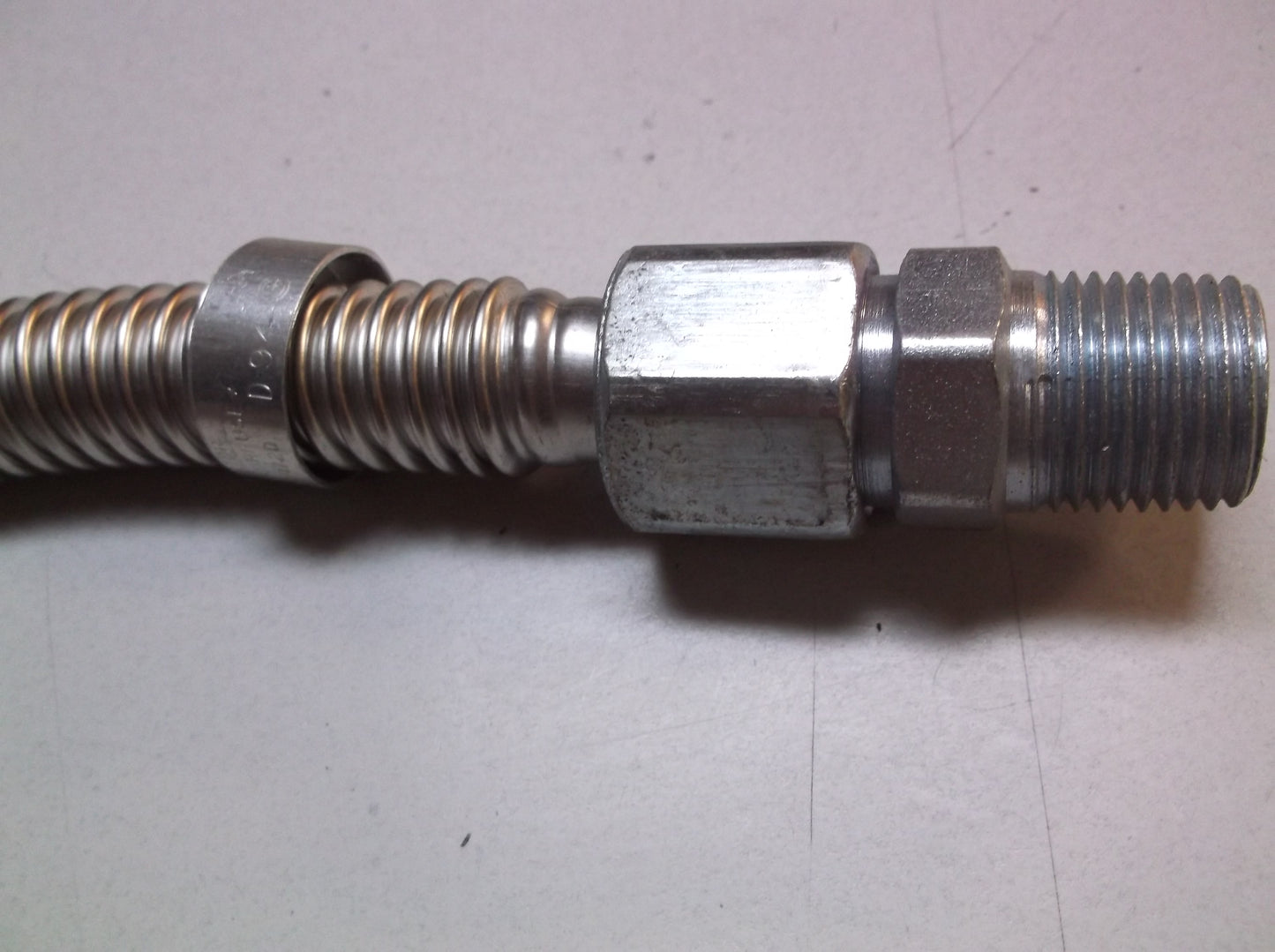 1/2" X 12" SS GAS APPLIANCE CONNECTOR