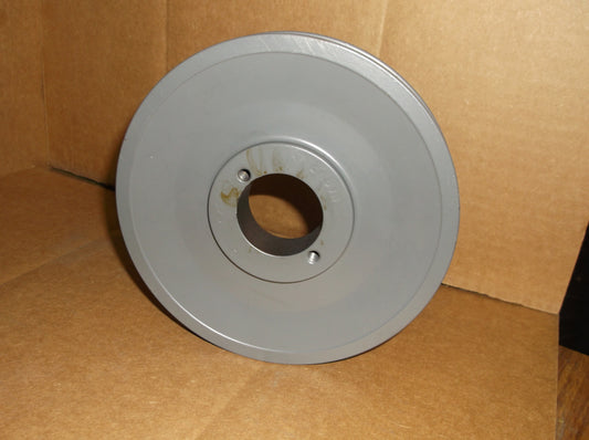 6-1/2" DIAMETER FIXED SINGLE GROOVE PULLEY.LESS "H" STYLE BUSHING FOR BORE