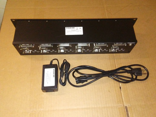 6-PORT DUAL ACCESS RACKMOUNT SERVSWITCH CAT5 KVM EXTENDER HUB WITH SERIAL