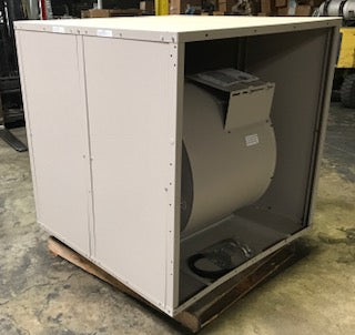 470-9875 CFM "AEROCOOL" COMMERCIAL INDUSTRIAL SERIES DOWNFLOW EVAPORATIVE COOLER/LESS MOTOR AND WET SECTION