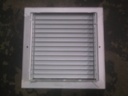 10" X 10" STEEL/WHITE SURFACE MOUNTED RETURN GRILLE