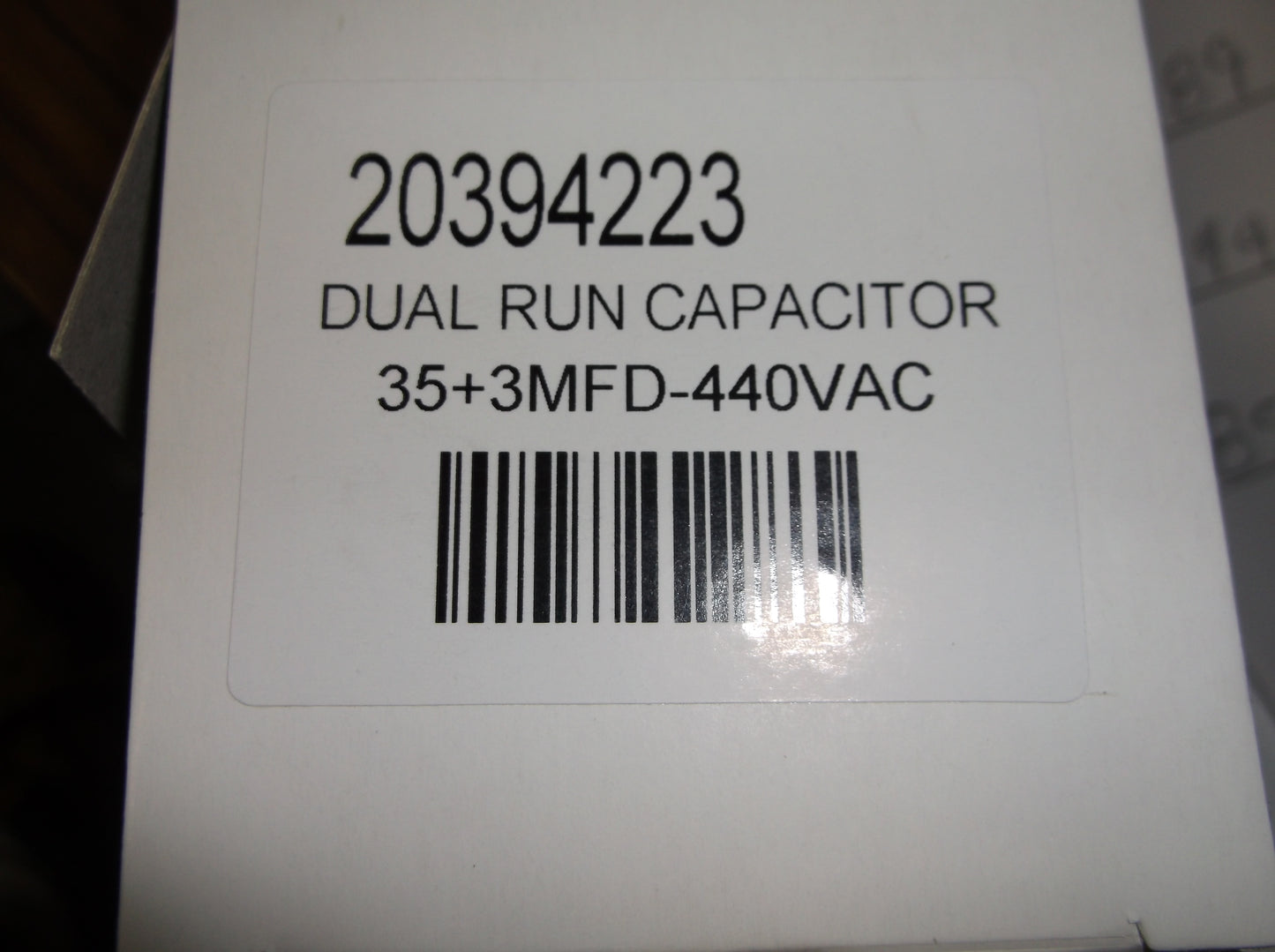 35+3 MFD X 440 VAC ROUND DUAL RUN CAPACITOR