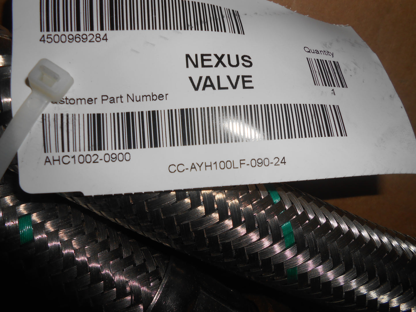 1" x 24" 9GPM HOSE ASSEMBLY KIT WITH ISOLATION VALVE, AUTO FLOW REGULATOR AND STRAINER