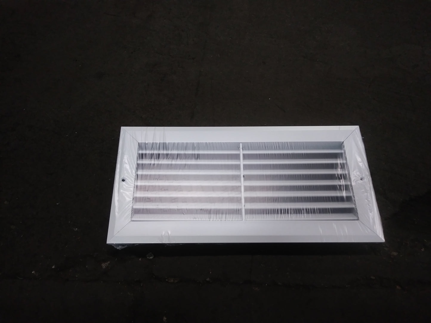 14" X 6" ALUMINUM/WHITE RETURN AIR GRILLE