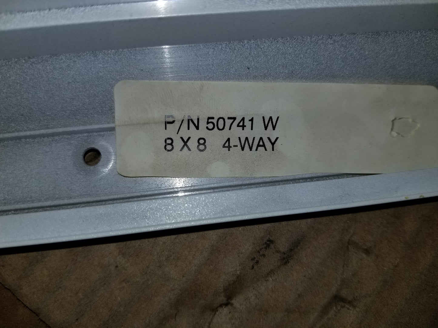 8 X 8 WHITE SQUARE DIFFUSER