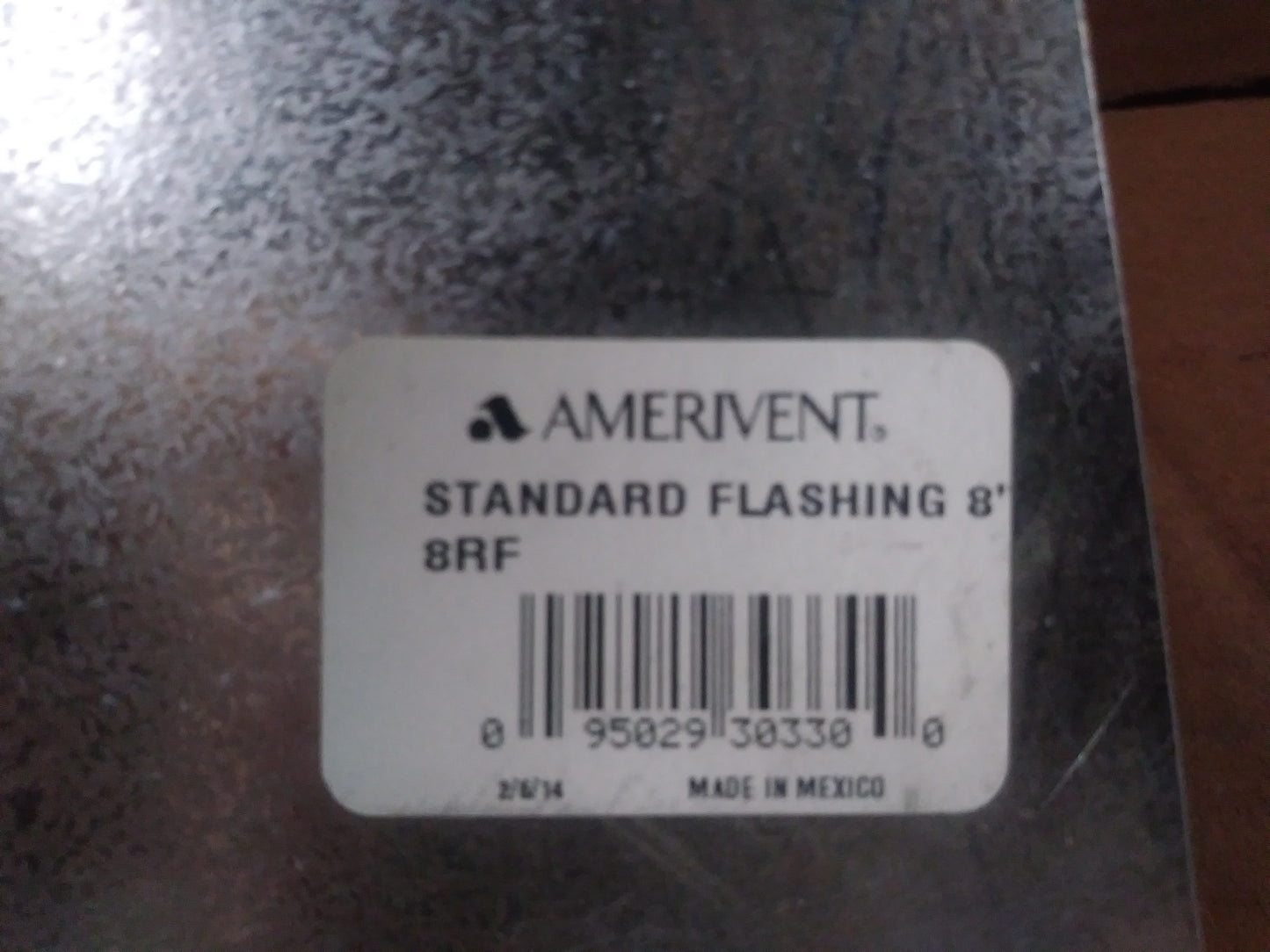 8" B-VENT FLASHING