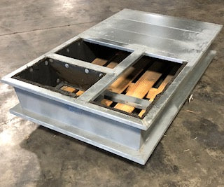 11" HIGH ROOF CURB ADAPTER FOR LARGE PACKAGED UNITS