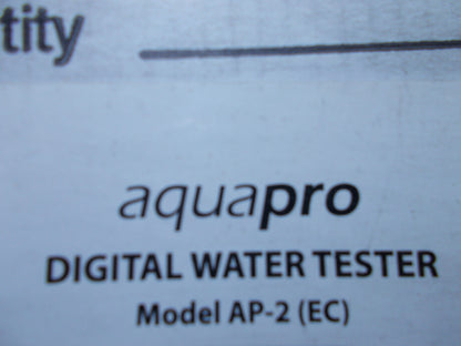 "AQUAPRO" DIGITAL WATER TESTER CONDUCTIVITY METER