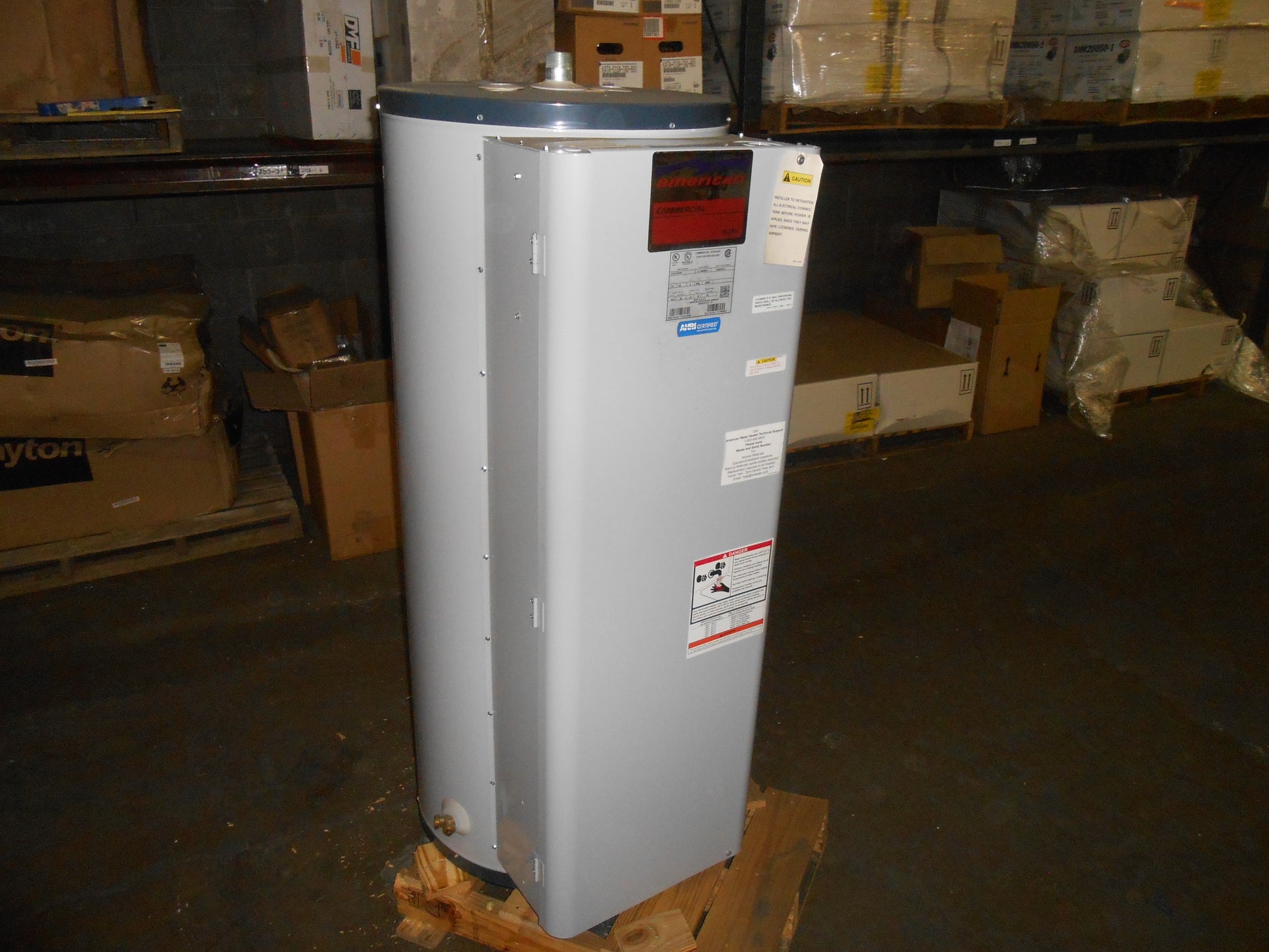 50 GALLON COMMERCIAL STORAGE TANK WATER HEATER 240 VOLT, 1/3PH, 30000W