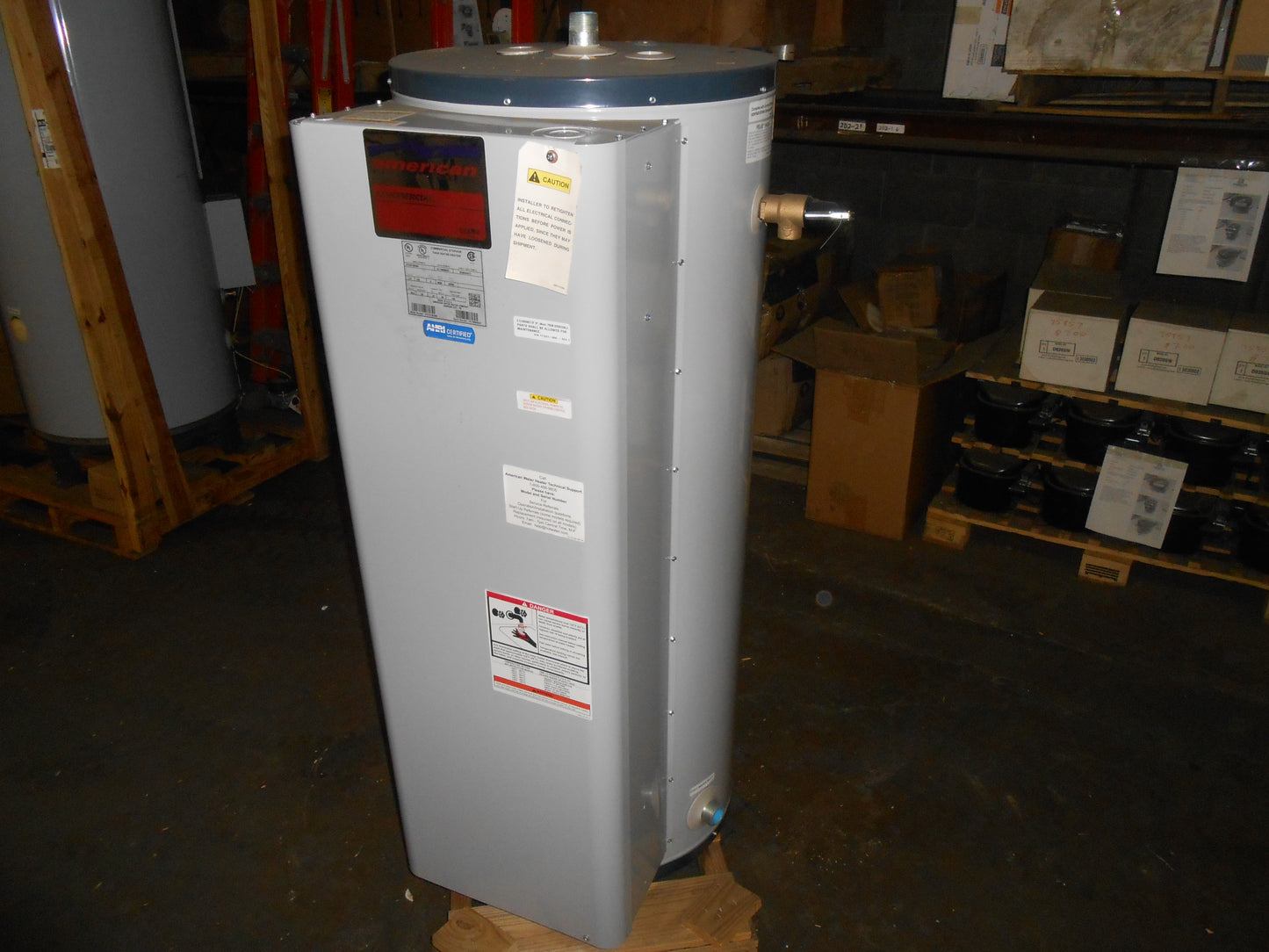50 GALLON COMMERCIAL STORAGE TANK WATER HEATER 240 VOLT, 1/3PH, 30000W