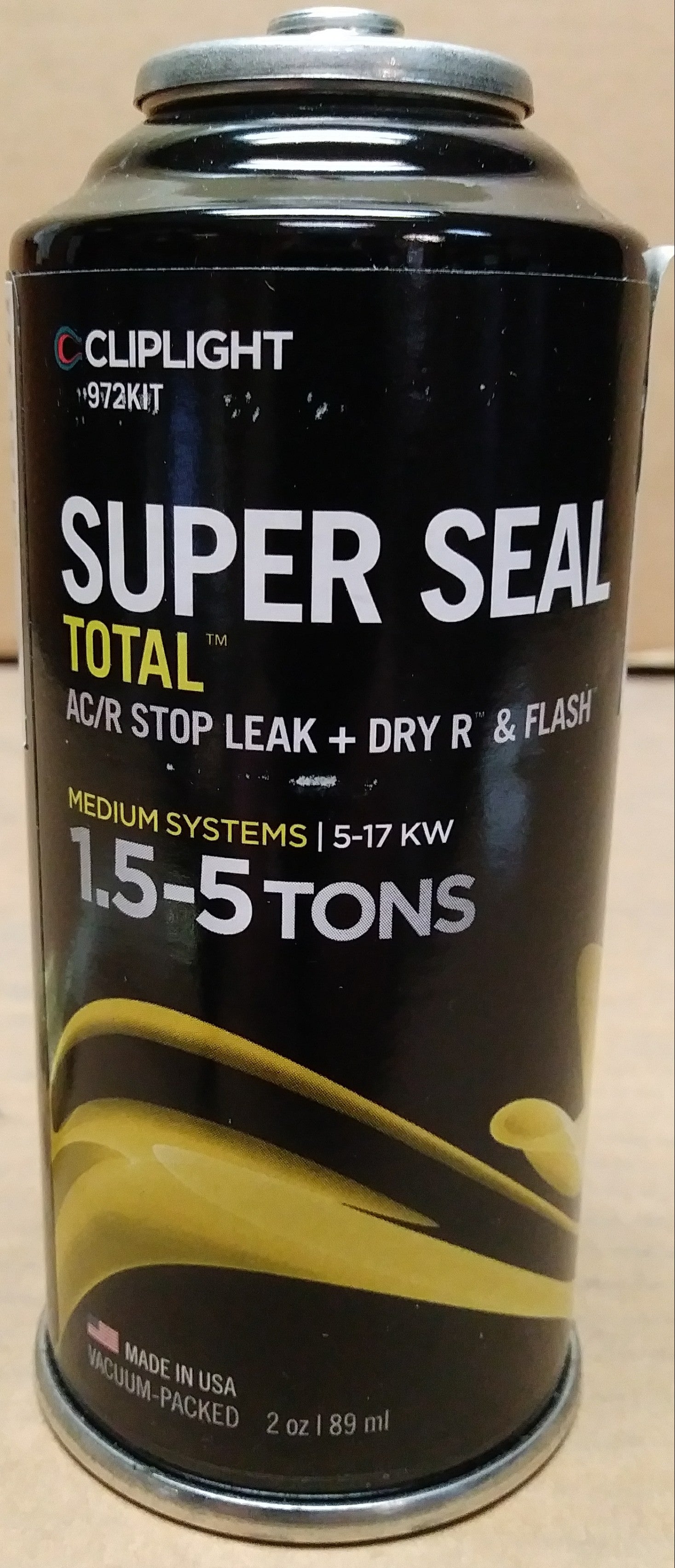 SUPER SEAL TOTAL AC/R STOP LEAK + DRY R AND FLASH, FOR MEDIUM SYSTEMS