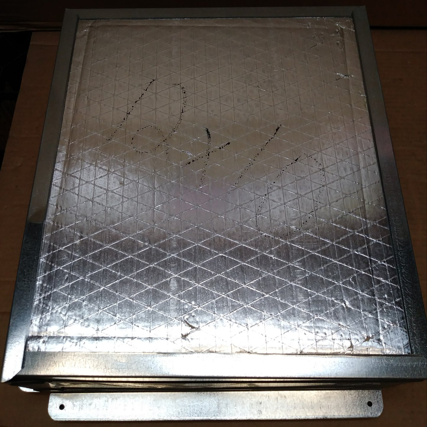 10" X 12" RETURN AIR BOX, R6, 30 GAUGE