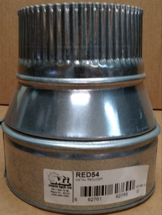 SINGLE WALL PIPE REDUCER 5" X 4" 